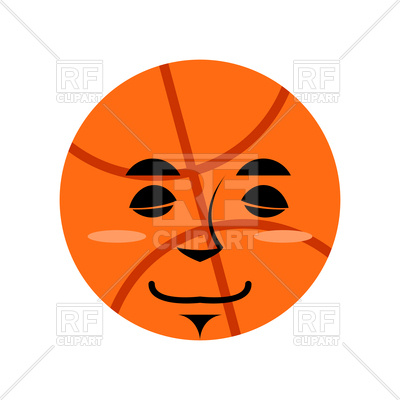 400x400 Basketball Sleep, Ball Sleeping Royalty Free Vector Clip Art Image