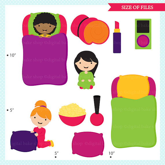 570x570 Sleepover Slumber Party Clipart Clip Art Sleep Over