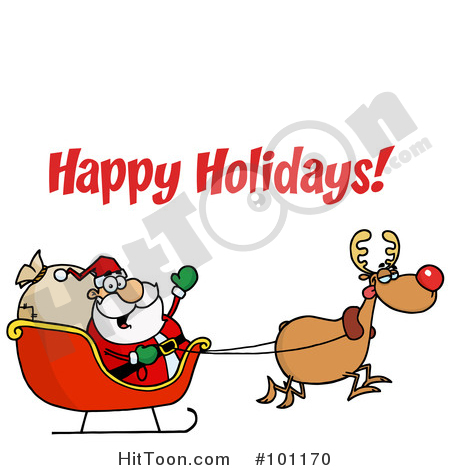 450x470 Christmas Greeting Clipart