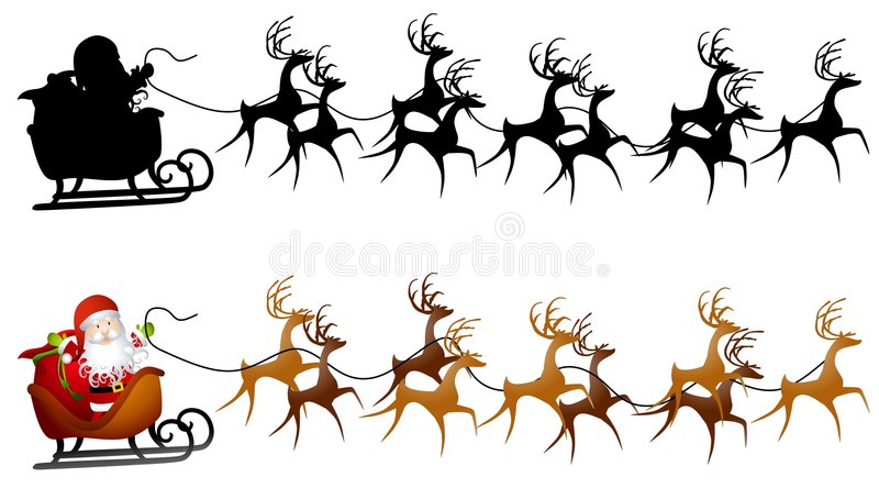 800x444 Collection Of Santa Sleigh Clipart High Quality, Free