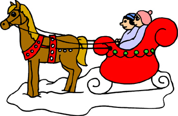 350x228 Winter Clipart Sleigh Ride
