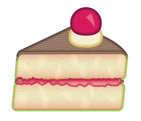 466x399 Collection Of Slice Of Cake Drawing High Quality, Free