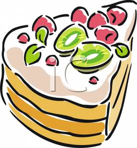 278x300 A Slice Of Cake Clip Art Image
