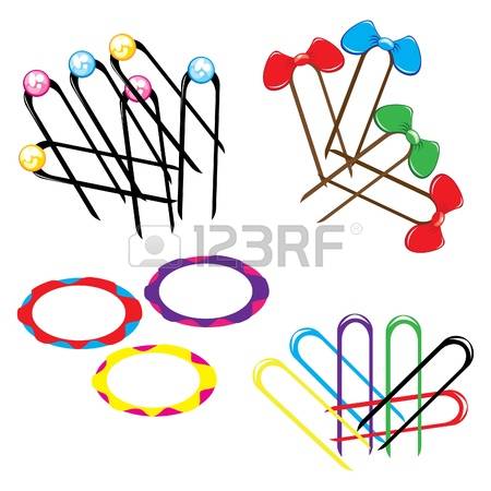 450x450 Hair Slide Clipart