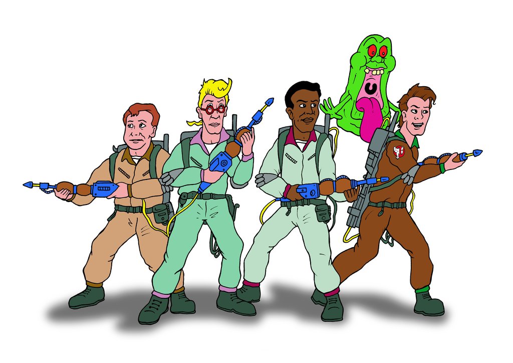 1024x724 The Real Ghostbusters By Mikedaws