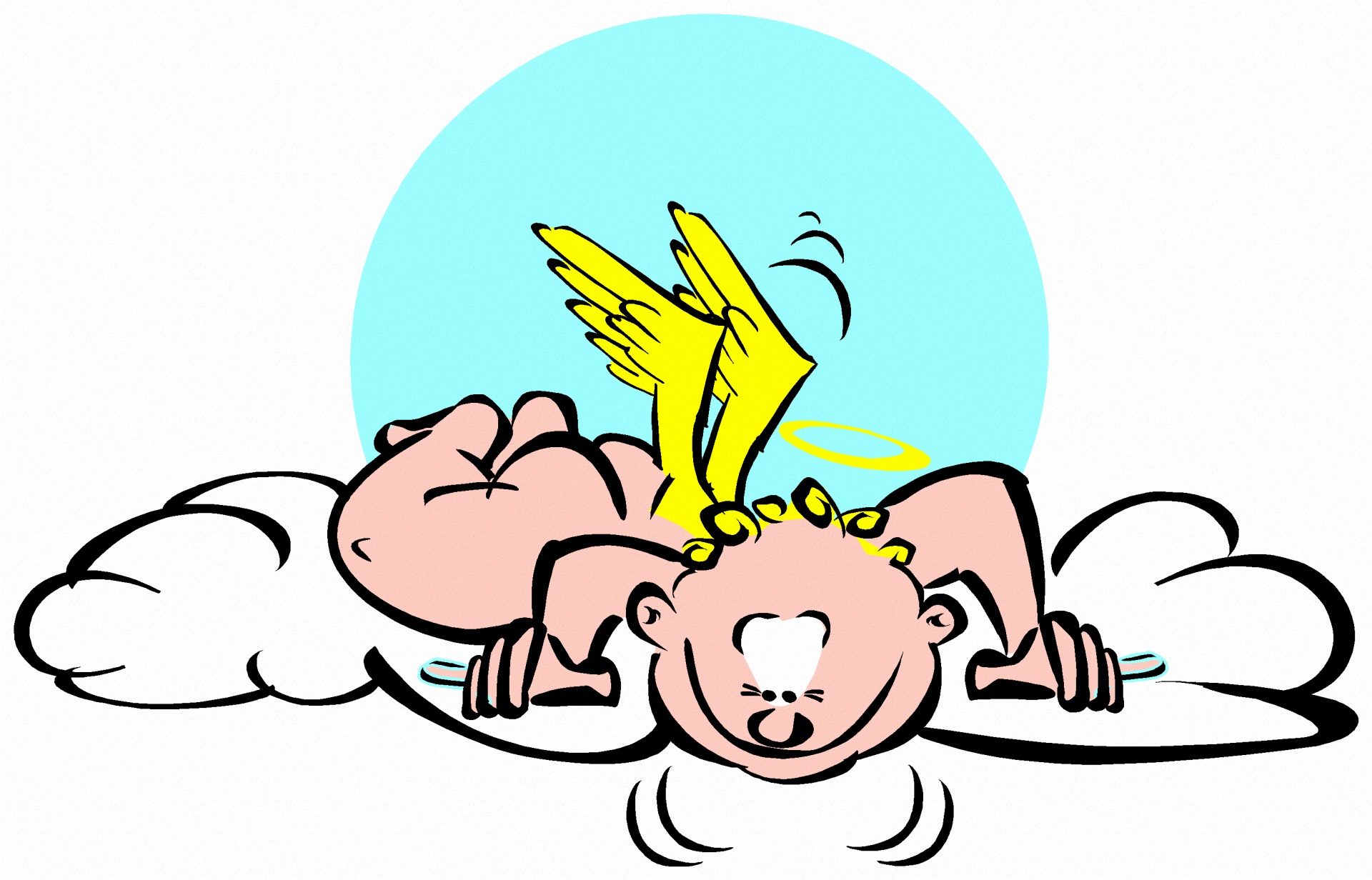 1920x1232 Angel Cartoon