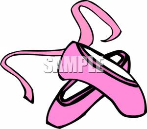 300x264 Clipart Picture A Pair Of Ballet Slippers