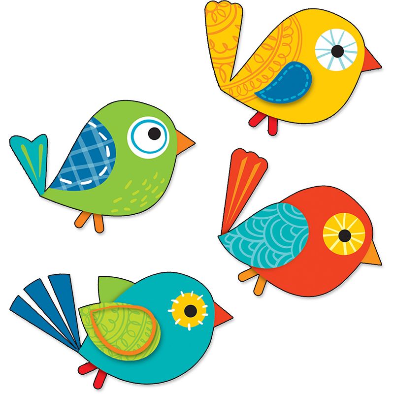 800x800 Boho Bird Clip Art
