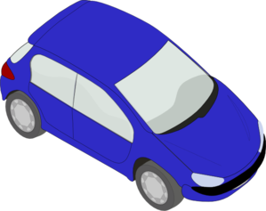 299x237 Blue Small Car Clip Art