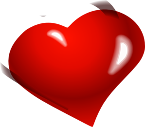 298x261 Small Heart Clipart