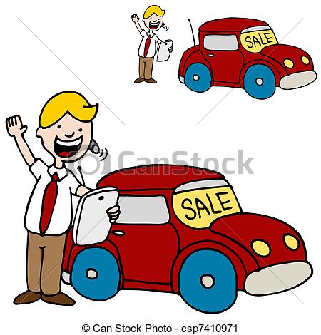 450x470 Car Salesmen Clipart