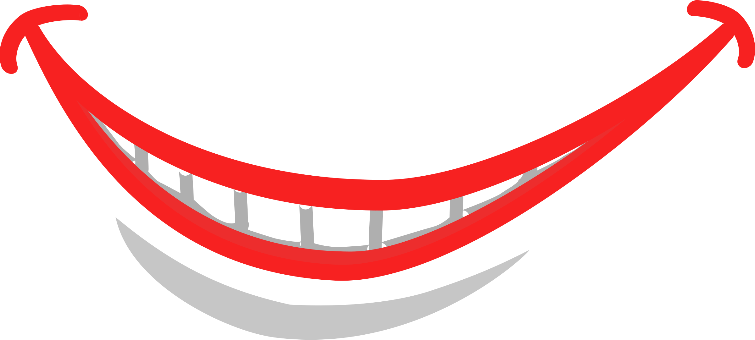 2400x1082 Smile Mouth Clipart