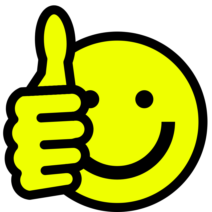 900x900 Smiley Face Clip Art Thumbs Up Clipart Panda