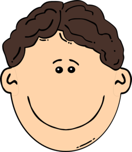 261x299 Smiling Brown Hair Man Clip Art