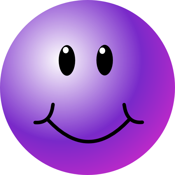 600x600 Purple Smiley Face Purple Smiley Face Clip Art Purple