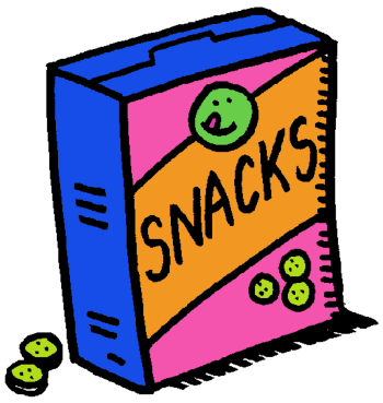 350x369 Snack Cookies Candy Clip Art