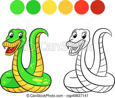450x384 Snake Coloring Book. Snake. Coloring Book Design For Kids Eps
