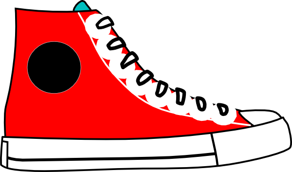 600x353 Red Hightop Clip Art