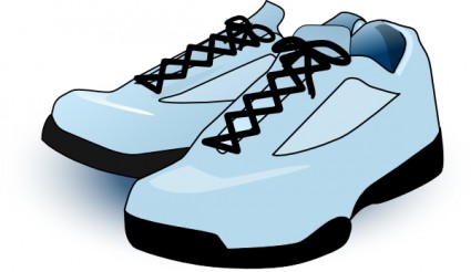 425x246 Tennis Shoes Clipart Black And White Clipart Panda