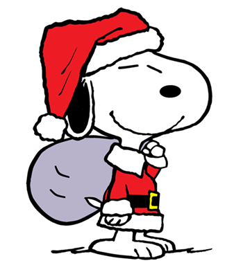 360x380 Snoopy As Santa's Helper (Smaller) Snoopy And Some Of His