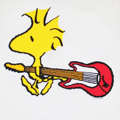 400x400 Pretty Snoopy Woodstock Clip
