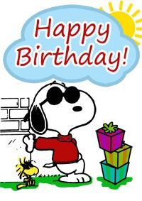200x283 Collection Of Happy Birthday Snoopy Clipart High Quality