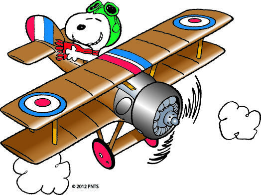 524x391 Snoopy Clipart Airplane'23748