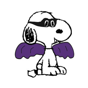 300x300 Halloween Snoopy Clip Art