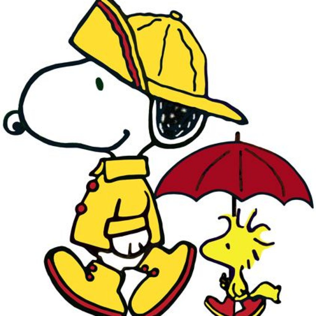 1024x1024 Snoopy Rain Clipart