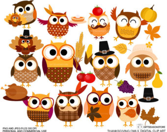 340x270 Thanksgiving Owl Clip Art 101 Clip Art