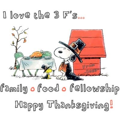 400x400 Thanksgiving clip art snoopy Peanuts Thanksgiving Fall