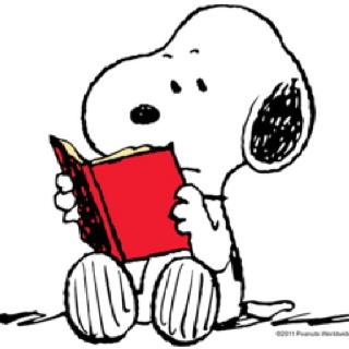 320x320 Collection Of Snoopy Reading Clipart High Quality, Free