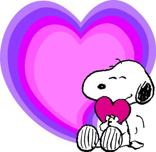 500x485 Valentine's Day Snoopy