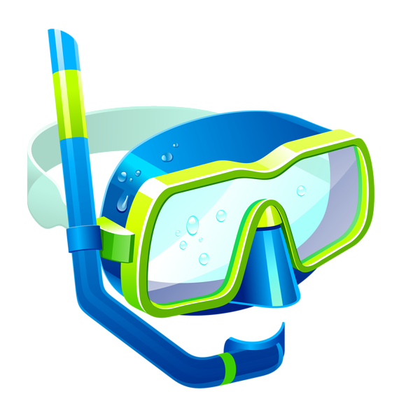 600x593 Transparent Blue Snorkel Mask Png Clipart Clip Art 2