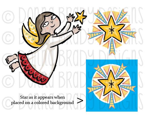 570x450 Angel Clipart Star