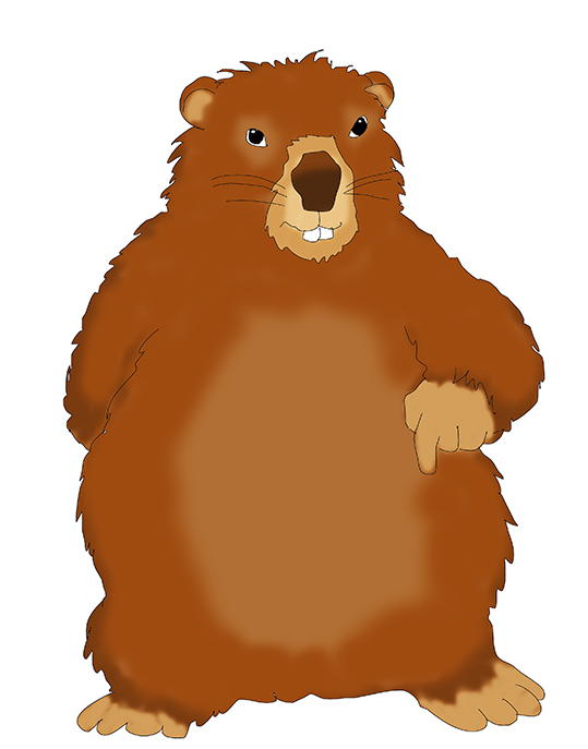 539x687 Groundhog Day Clipart 3
