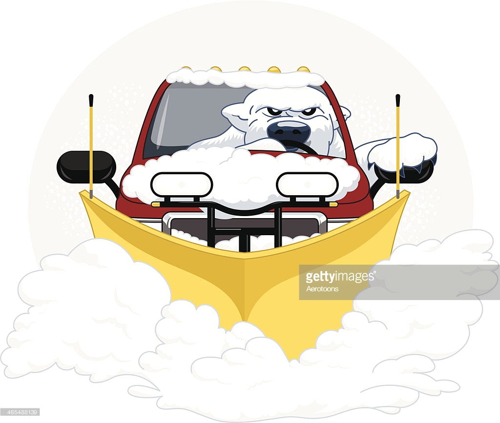 1024x867 Clipart Of A Retro Yellow And Blue Woodcut Snow Plow Truck Royalty