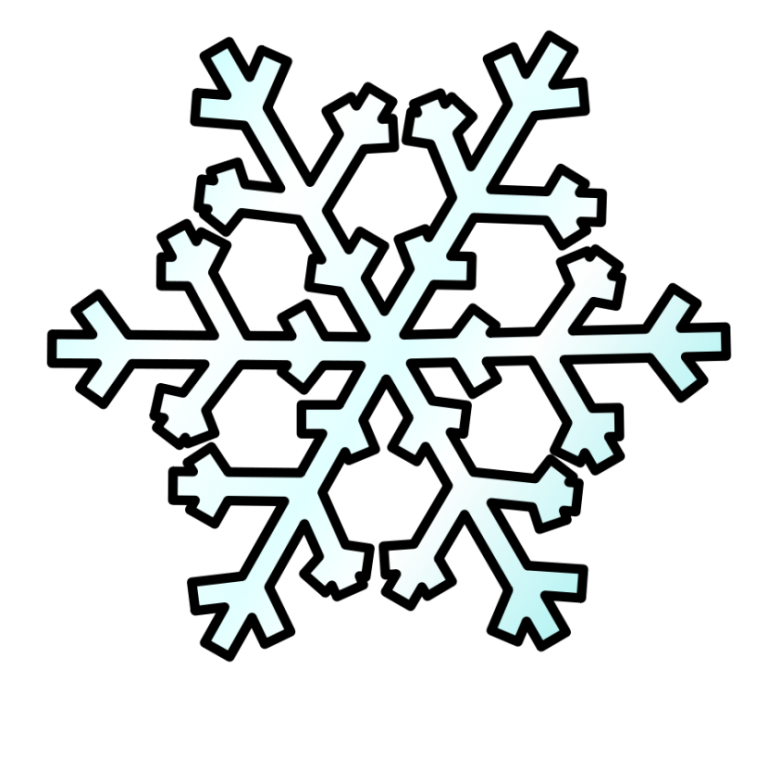 768x768 Snow Clip Art Free