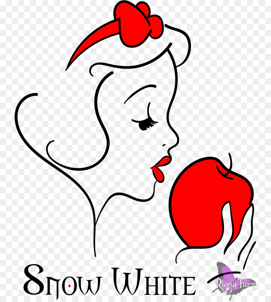 900x1000 Snow White Seven Dwarfs Drawing Apple Clip Art