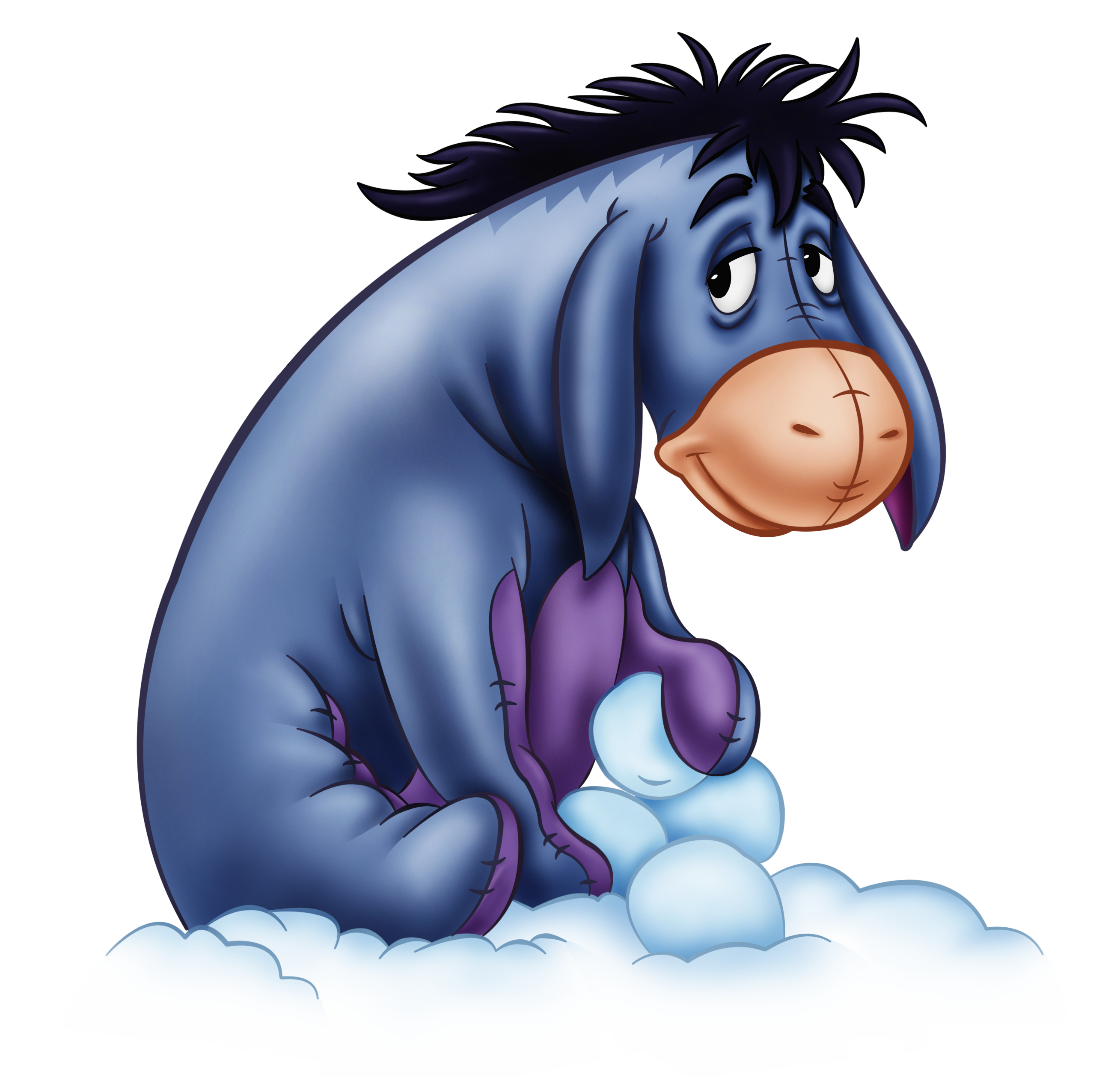 2617x2518 Eeyore With Snowballs Png Transparent Cartoonu200b Gallery