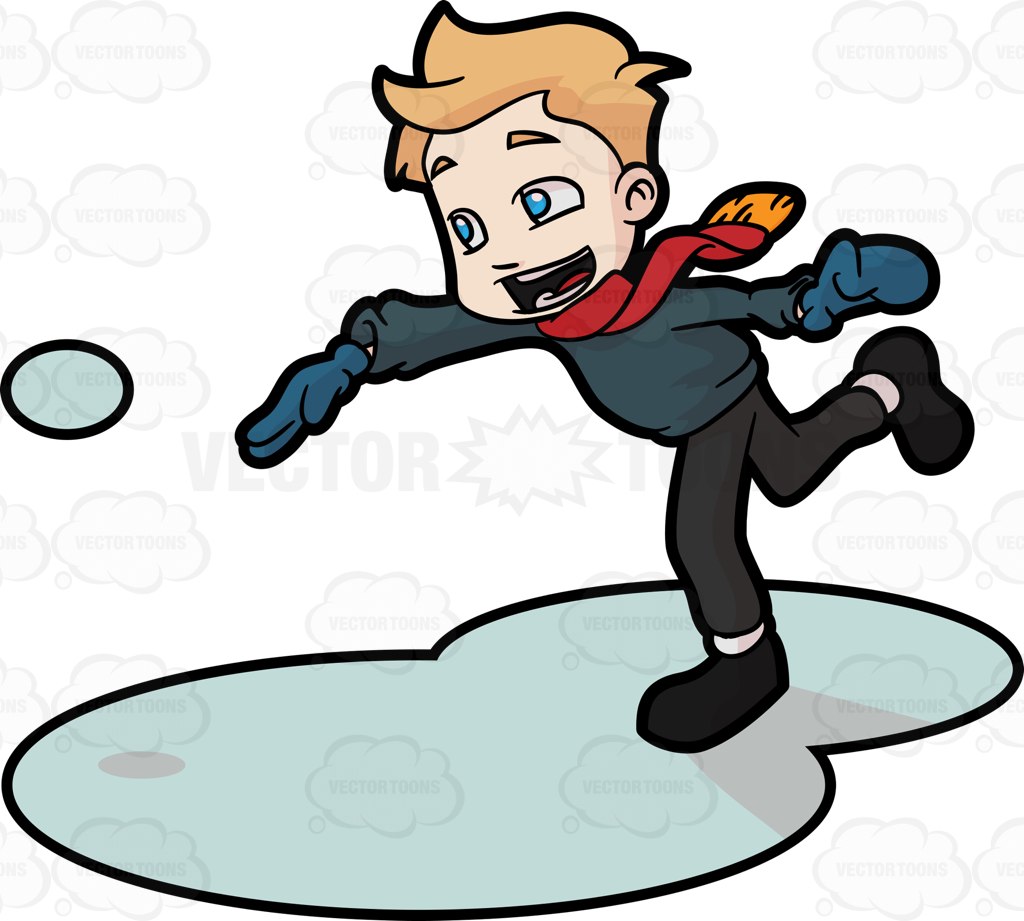 1024x921 A Young Boy Throwing A Snowball Cartoon Clipart Vector Toons