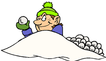 350x203 Snowball Fight Clip Art Clipart Panda