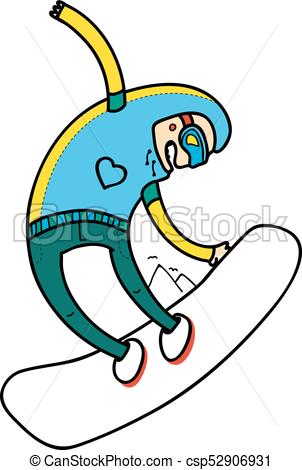 302x470 Vector Winter Sport Snowboarding Illustration. You Can Add