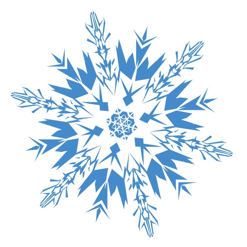 800x800 Collection Of Snowflake Clipart Transparent Background High