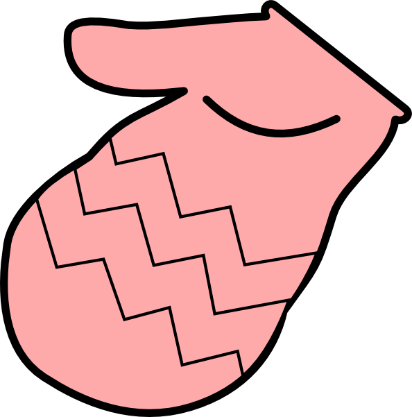 594x601 Snowman Clipart Mitten