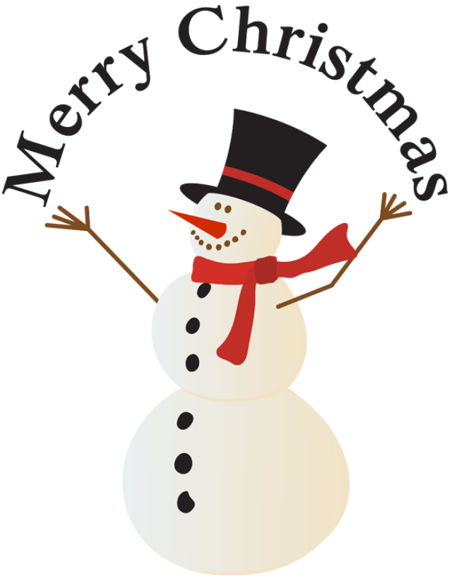 640x823 Christmas Snowman Clipart