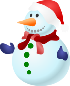 243x297 Snowman Clip Art
