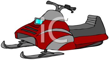 350x192 Cartoon Snowmobile