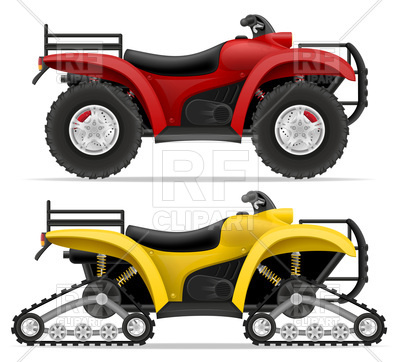 400x362 Track Type And Four Wheel All Terrain Vehicle