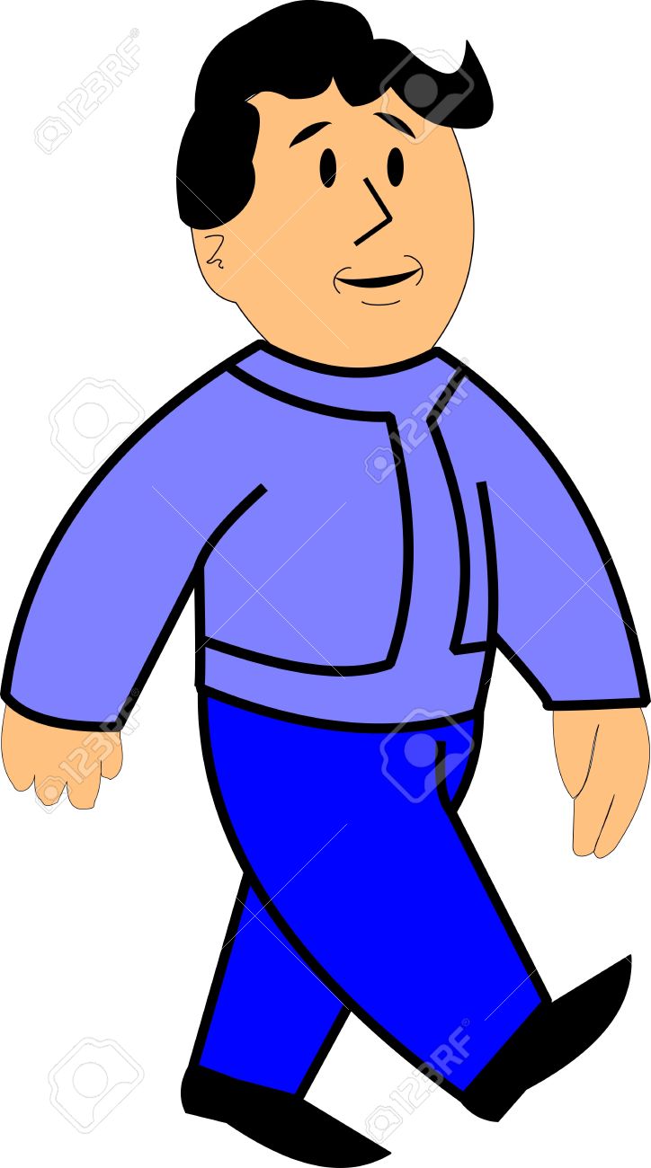724x1300 Walking Clipart